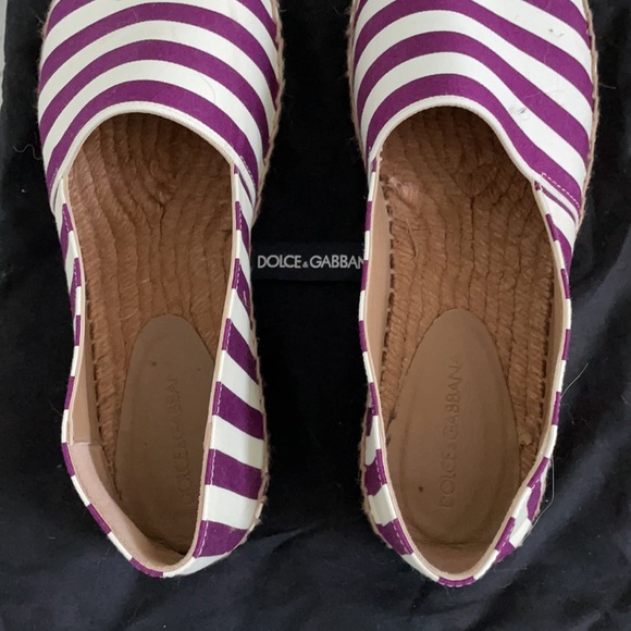 Dolce&Gabbana White/Purple Espadrilles EU38 - Picture 5 of 5